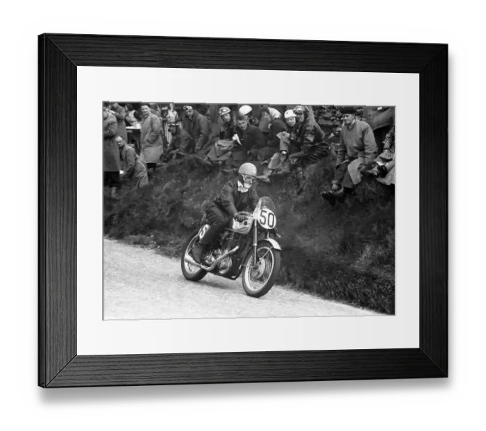Framed Print : Ray Fay (BSA) 1956 Senior TT Framed Print : Ray Fay (BSA) 1956 Senior TT