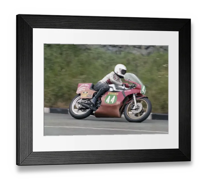 Framed Print : Mick Higgins (Maxton Yamaha) 1978 Junior TT Framed Print : Mick Higgins (Maxton Yamaha) 1978 Junior TT