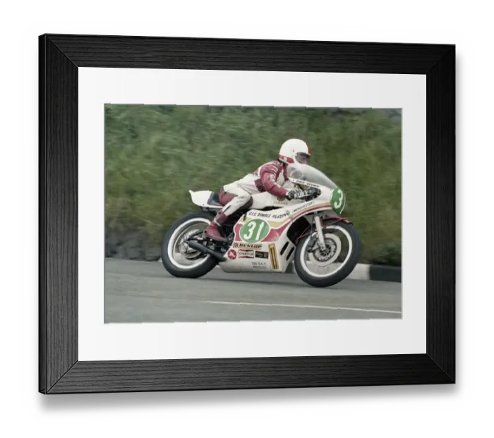 Framed Print : Dave Brown (Yamaha) 1978 Junior TT Framed Print : Dave Brown (Yamaha) 1978 Junior TT