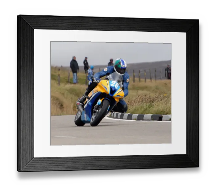 Framed Print : Rab Davie (Yamaha) 2011 Junior Manx Grand Prix Framed Print : Rab Davie (Yamaha) 2011 Junior Manx Grand Prix