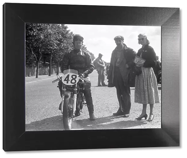 John Fisher (AJS) 1954 Junior TT
