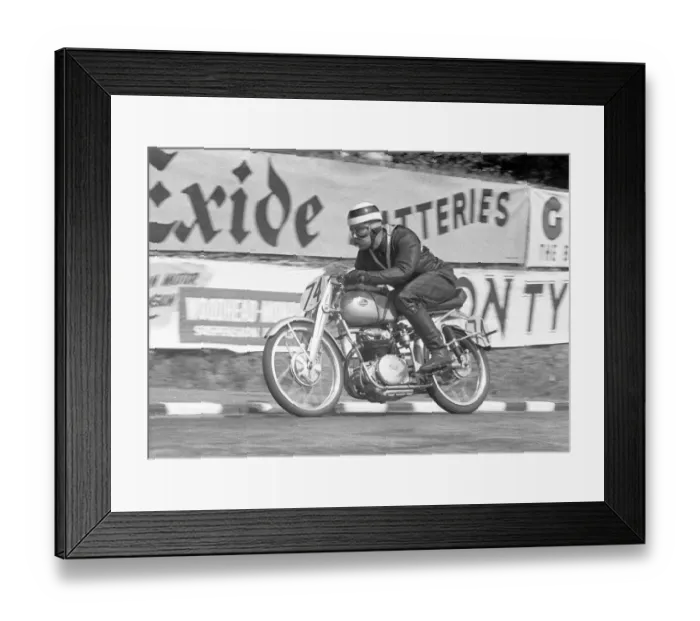 Framed Print : Archie Fenn (Mondial) 1953 Ultra Lighweight TT Framed Print : Archie Fenn (Mondial) 1953 Ultra Lighweight TT