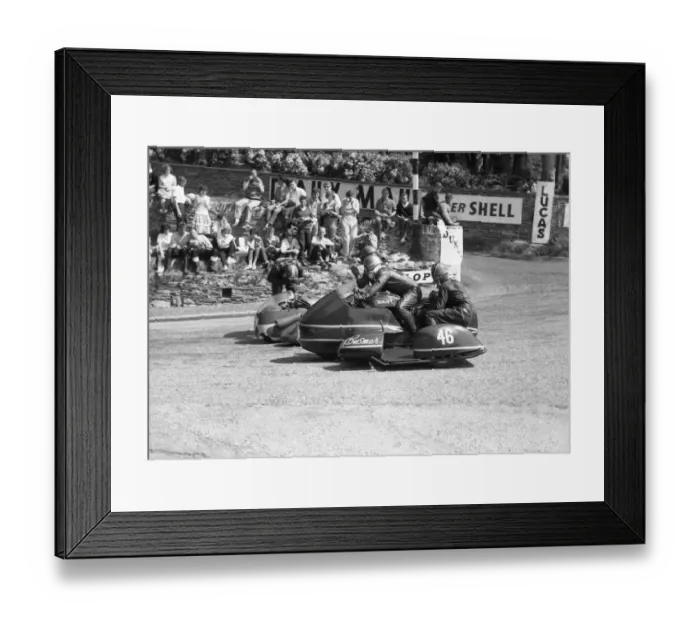 Framed Print : Jackie Foggin & G M Parker (Norton) 1963 Sidecar TT Framed Print : Jackie Foggin & G M Parker (Norton) 1963 Sidecar TT