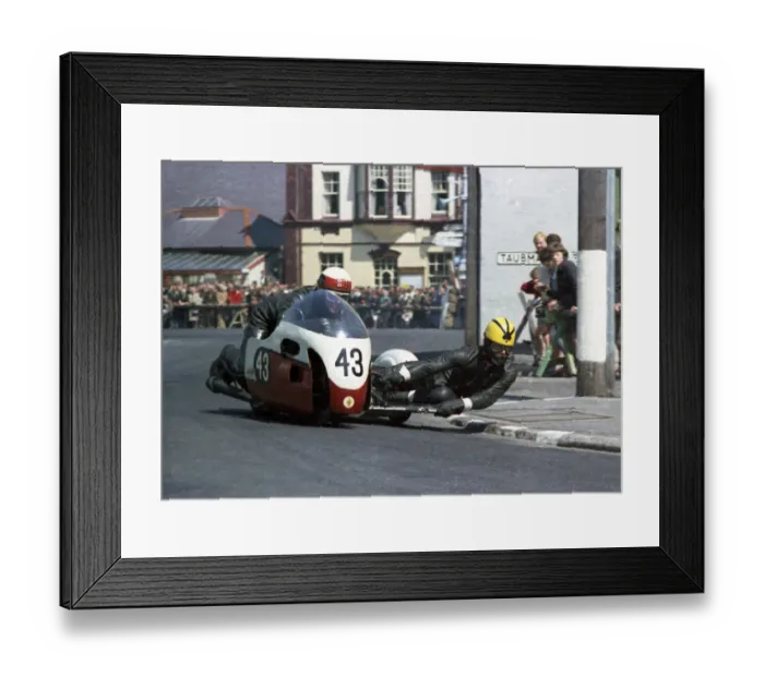 Framed Print : Ian Fillery & K E Buckmaster (Triumph) 1967 Sidecar TT Framed Print : Ian Fillery & K E Buckmaster (Triumph) 1967 Sidecar TT