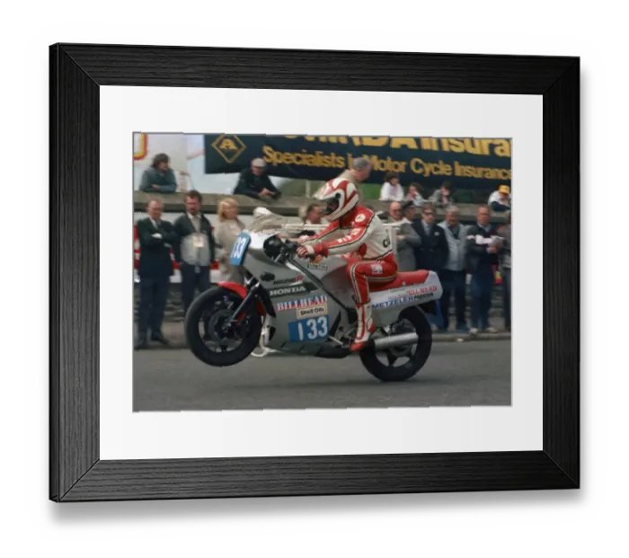 Framed Print : Carl Fogarty (Honda) 1986 Production D TT Framed Print : Carl Fogarty (Honda) 1986 Production D TT