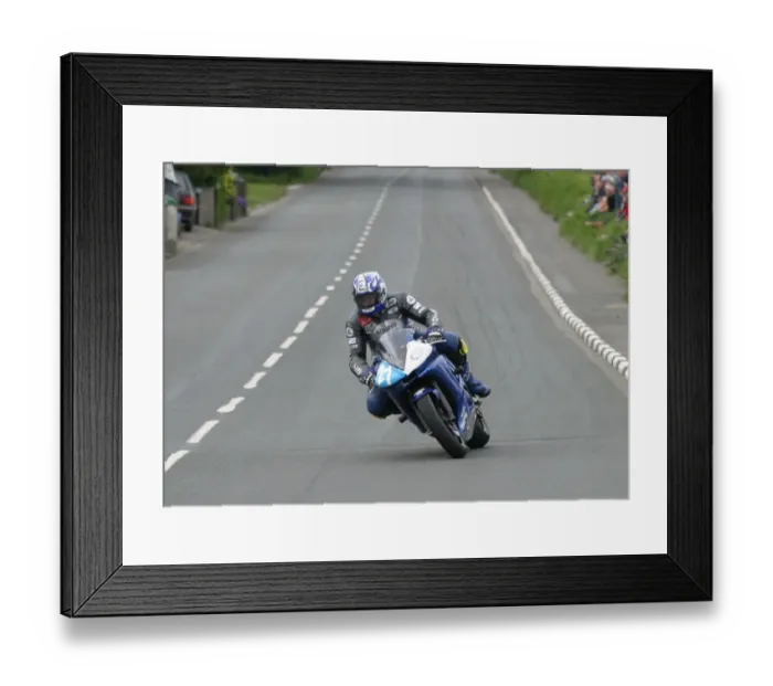 Framed Print : Martin Finnegan (Honda) 2003 Production 600 TT Framed Print : Martin Finnegan (Honda) 2003 Production 600 TT