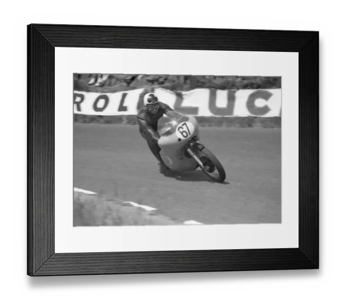 Framed Print : Esso Gunnarsson (Norton) 1962 Junior TT