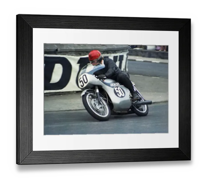 Framed Print : Chris Gregory (Honda) 1969 Ultra Lightweight TT
