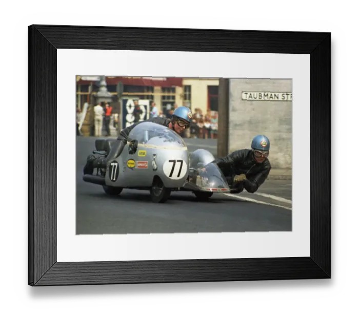 Framed Print : Keith Griffin & Malcolm Sharrocks (SG Triumph) 1970 500 Sidecar TT Framed Print : Keith Griffin & Malcolm Sharrocks (SG Triumph) 1970 500 Sidecar TT