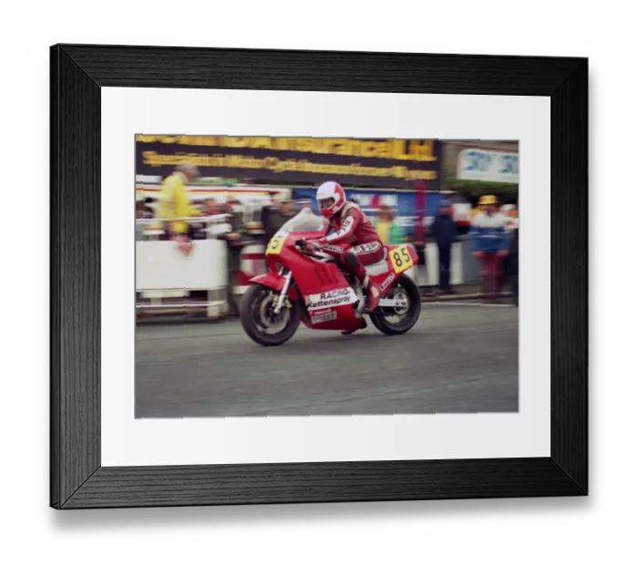 Framed Print : Martin Grein (Suzuki) 1987 Senior TT Framed Print : Martin Grein (Suzuki) 1987 Senior TT