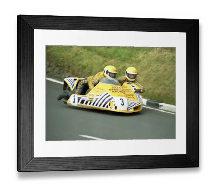 Framed Print : Dick Greasley and Stuart Atkinson (Yamaha) 1984 Sidecar TT Framed Print : Dick Greasley and Stuart Atkinson (Yamaha) 1984 Sidecar TT