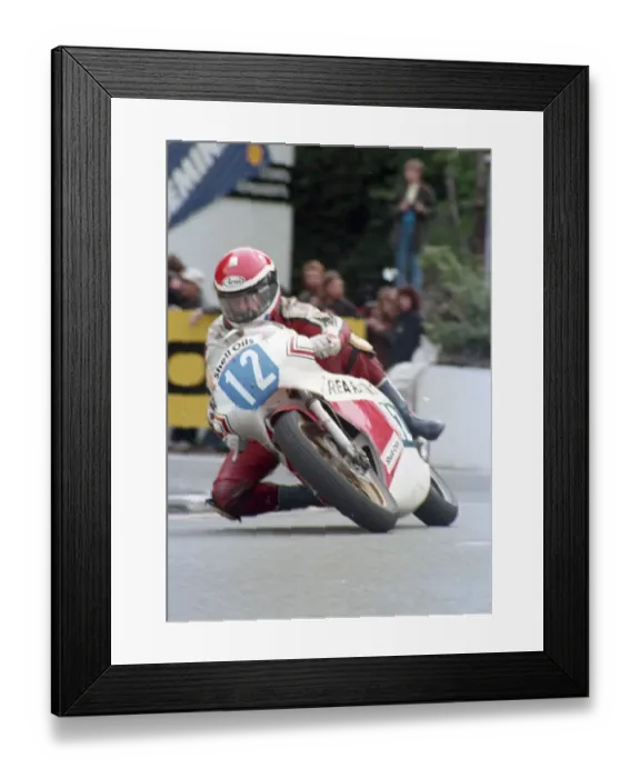 Framed Print : David Griffith (Yamaha) 1987 Junior TT Framed Print : David Griffith (Yamaha) 1987 Junior TT
