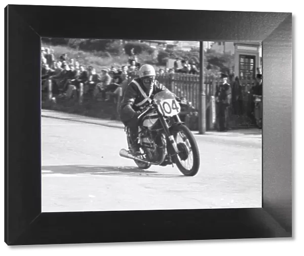 Charles Fisher (Norton) 1949 Junior Manx Grand Prix