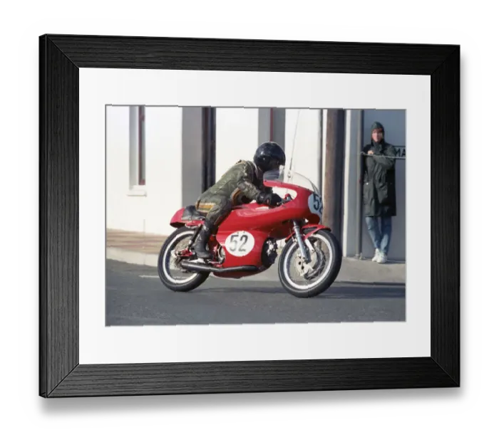 Framed Print : John Kidson (Aermacchi) 1990 Parade Lap Framed Print : John Kidson (Aermacchi) 1990 Parade Lap