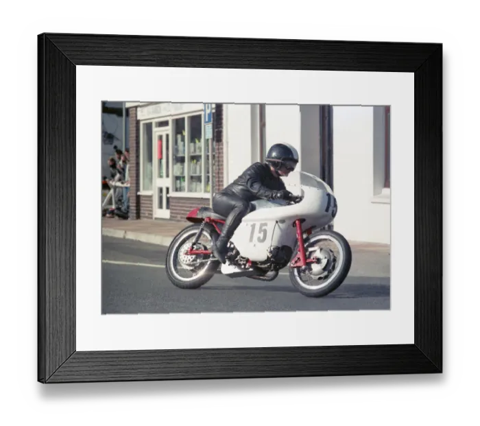 Framed Print : Arthur Wheeler (Guzzi) 1990 Parade Lap Framed Print : Arthur Wheeler (Guzzi) 1990 Parade Lap