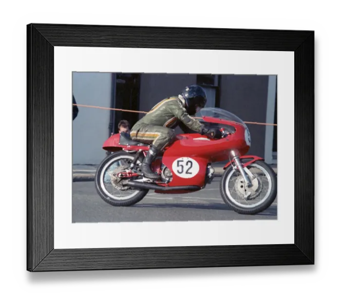Framed Print : John Kidson (Aermacchi) 1990 Parade Lap Framed Print : John Kidson (Aermacchi) 1990 Parade Lap