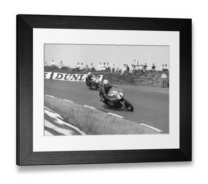 Framed Print : Jack Ahearn (Norton) and Joe Dunphy (Norton) 1965 Senior TT Framed Print : Jack Ahearn (Norton) and Joe Dunphy (Norton) 1965 Senior TT