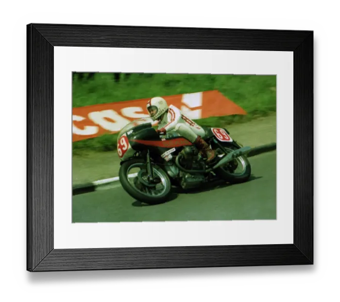 Framed Print : Abe Alexander (BMW) 1976 Production TT Framed Print : Abe Alexander (BMW) 1976 Production TT