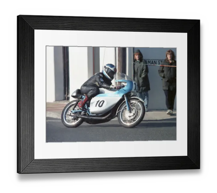 Framed Print : Eddie Crooks (Crooks Suzuki) 1990 Classic Parade Lap Framed Print : Eddie Crooks (Crooks Suzuki) 1990 Classic Parade Lap