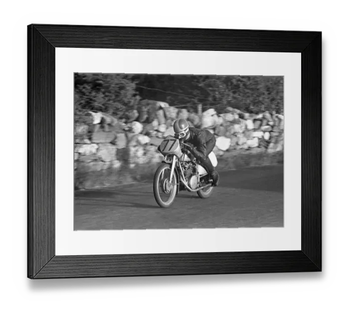 Framed Print : Dickie Dale (Mondial) 1953 Ultra Lightweight TT Framed Print : Dickie Dale (Mondial) 1953 Ultra Lightweight TT