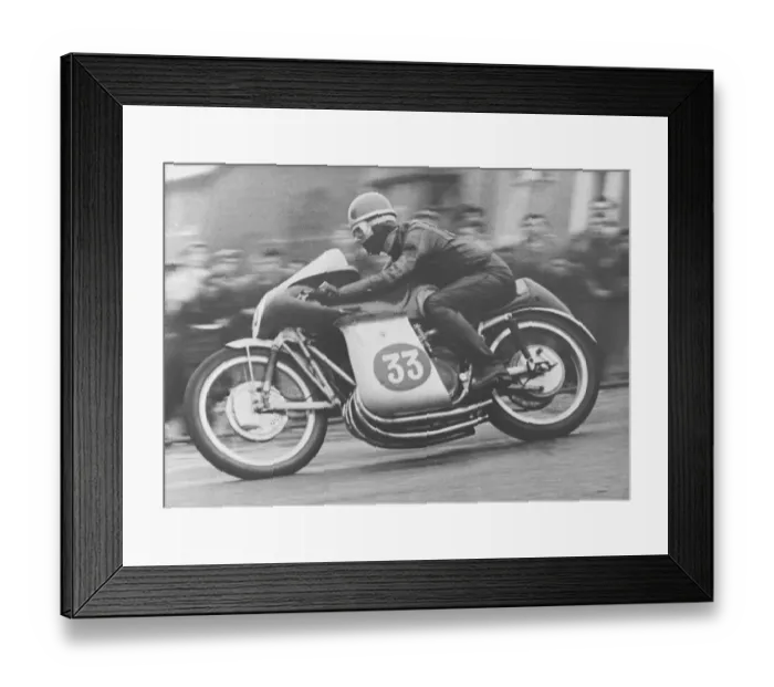 Framed Print : Dickie Dale (MV) 1954 Senior TT Framed Print : Dickie Dale (MV) 1954 Senior TT