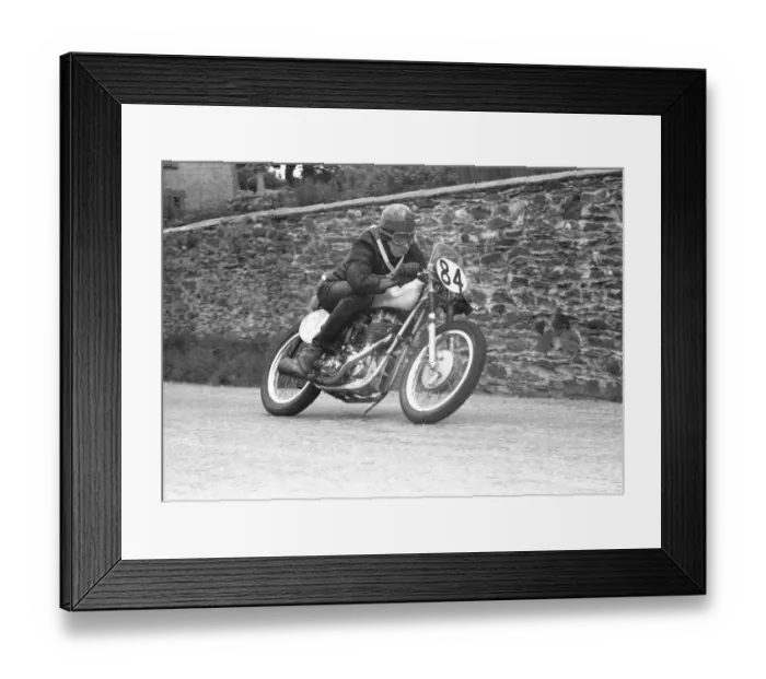 Framed Print : Antraneg Aharonian (BSA) 1957 Junior TT Framed Print : Antraneg Aharonian (BSA) 1957 Junior TT