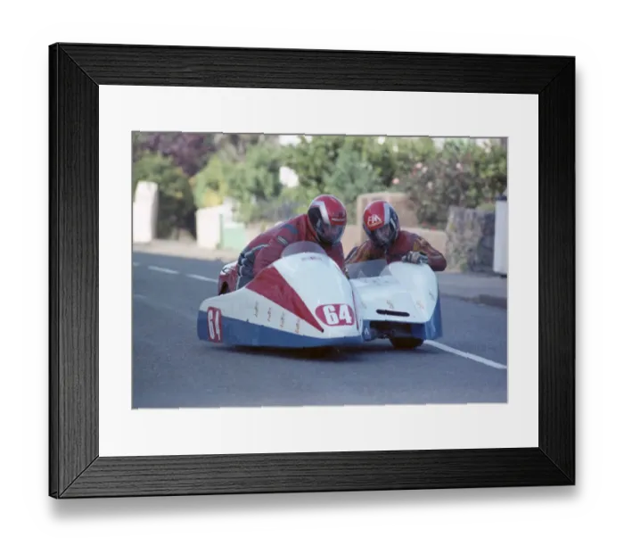Framed Print : Howard Langham & Steve Langham (Yamaha) 1990 Sidecar TT Framed Print : Howard Langham & Steve Langham (Yamaha) 1990 Sidecar TT