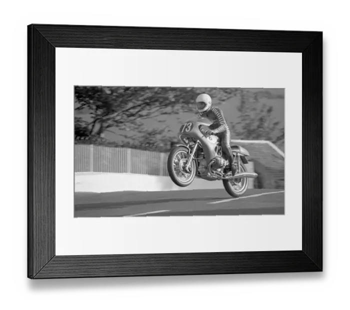 Framed Print : Helmut Dahne (BMW) 1975 Production TT Framed Print : Helmut Dahne (BMW) 1975 Production TT