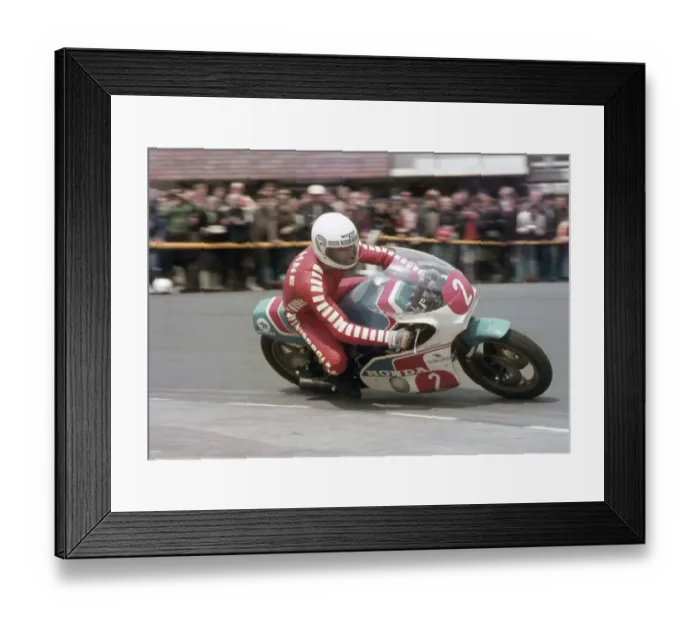 Framed Print : Helmut Dahne (Honda) 1979 Formula One TT Framed Print : Helmut Dahne (Honda) 1979 Formula One TT
