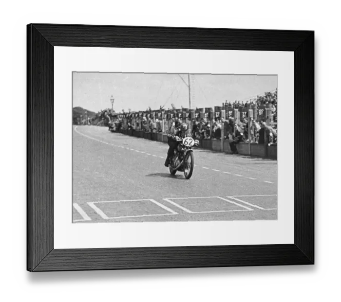 Framed Print : Jack Daniels (HRD) 1948 Clubman Senior TT Framed Print : Jack Daniels (HRD) 1948 Clubman Senior TT