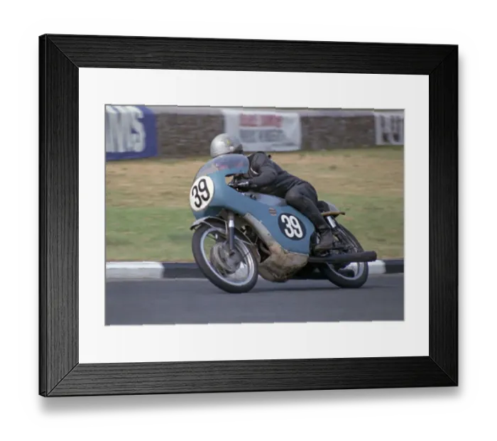 Framed Print : Bill Barker Honda 1970 Ultra Lightweight TT