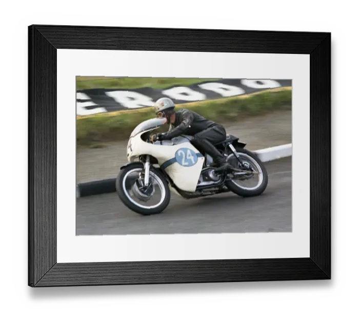 Framed Print : Peter Darvill (Norton) 1966 Junior TT Framed Print : Peter Darvill (Norton) 1966 Junior TT