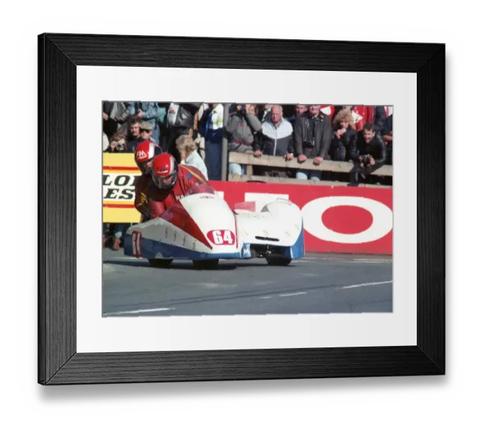 Framed Print : Howard Langham & Steve Langham (Yamaha) 1990 Sidecar TT Framed Print : Howard Langham & Steve Langham (Yamaha) 1990 Sidecar TT