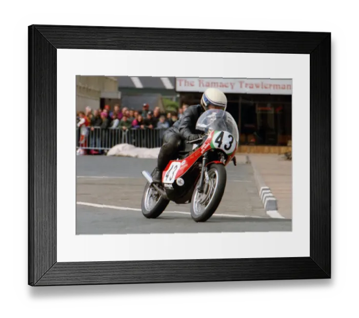 Framed Print : Pat Davy (Suzuki) 1996 TT Parade Lap Framed Print : Pat Davy (Suzuki) 1996 TT Parade Lap