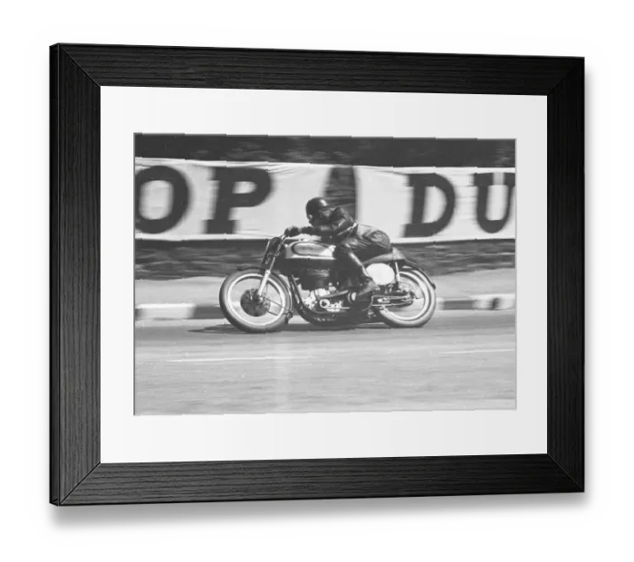 Framed Print : Les Dear (Norton) 1951 Senior TT Framed Print : Les Dear (Norton) 1951 Senior TT