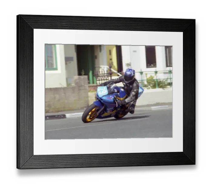 Framed Print : Karl Moss (Yamaha) 2005 Junior Manx Grand Prix Framed Print : Karl Moss (Yamaha) 2005 Junior Manx Grand Prix