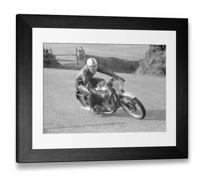 Framed Print : David Hagen (BSA) 1955 Junior Clubman TT Framed Print : David Hagen (BSA) 1955 Junior Clubman TT
