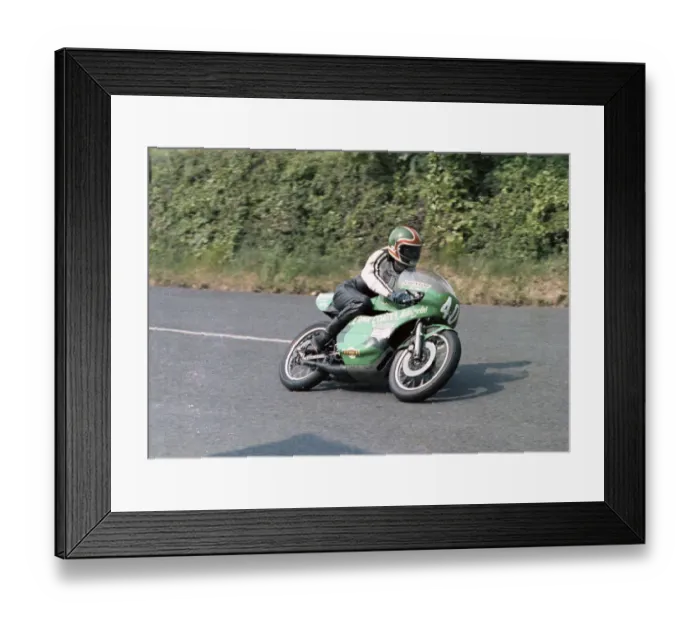 Framed Print : Ernie Coates (Yamaha) 1978 junior TT practice Framed Print : Ernie Coates (Yamaha) 1978 junior TT practice