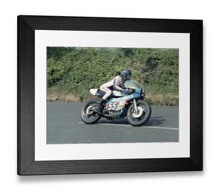 Framed Print : Dennis Trollope (Fowler Yamaha) 1978 Formula Three TT practice Framed Print : Dennis Trollope (Fowler Yamaha) 1978 Formula Three TT practice