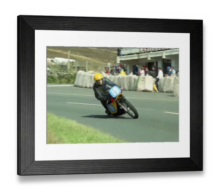 Framed Print : John Goodall (AJS) 1990 Junior Classic Manx Grand Prix Framed Print : John Goodall (AJS) 1990 Junior Classic Manx Grand Prix