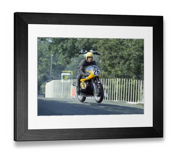 Framed Print : Tony Dunnell (TD Triumph) 1971 Senior Manx Grand Prix Framed Print : Tony Dunnell (TD Triumph) 1971 Senior Manx Grand Prix