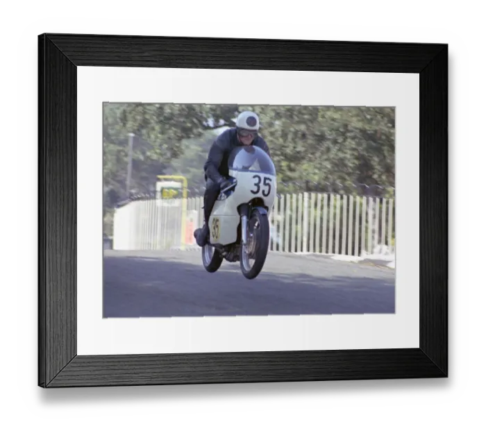 Framed Print : Dave Brown (Seeley) 1971 Senior Manx Grand Prix Framed Print : Dave Brown (Seeley) 1971 Senior Manx Grand Prix