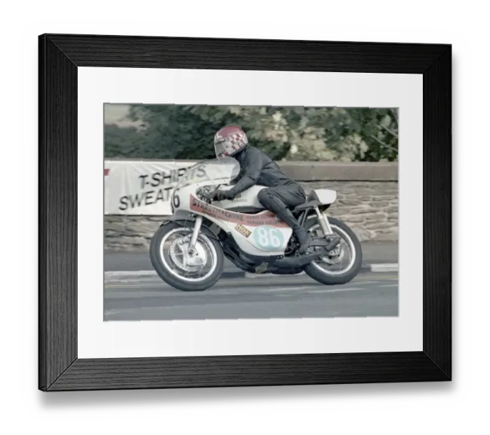 Framed Print : Keith Webb (Yamaha) 1978 Junior Manx Grand Prix Framed Print : Keith Webb (Yamaha) 1978 Junior Manx Grand Prix