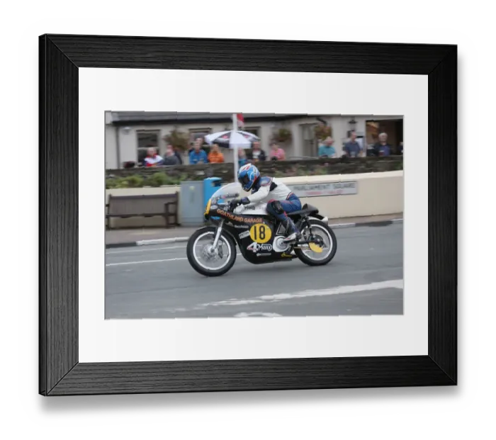 Framed Print : Nick Jefferies (Norton) 2016 Senior Classic TT Framed Print : Nick Jefferies (Norton) 2016 Senior Classic TT
