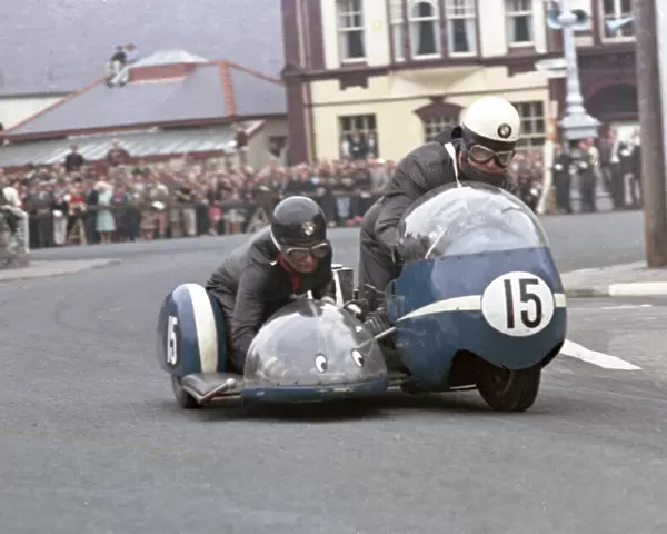 Arsenius Butscher & Aga Neumann (BMW) 1966 Sidecar TT