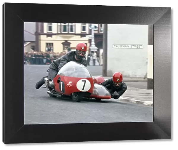 Maurice Tombs & Trevor Tombs (BMW) 1966 Sidecar TT