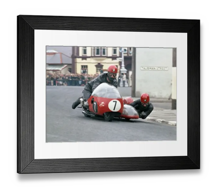 Framed Print : Maurice Tombs & Trevor Tombs (BMW) 1966 Sidecar TT Framed Print : Maurice Tombs & Trevor Tombs (BMW) 1966 Sidecar TT