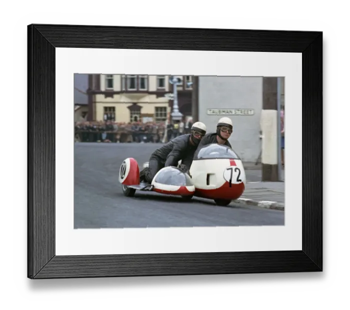 Framed Print : Klaus Enders & Ralf Englehardt (BMW) 1966 Sidecar TT Framed Print : Klaus Enders & Ralf Englehardt (BMW) 1966 Sidecar TT