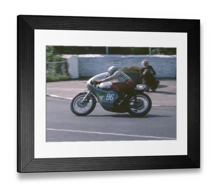 Framed Print : Alan Atkins (Yamaha) 1978 Lightweight Manx Grand Prix Framed Print : Alan Atkins (Yamaha) 1978 Lightweight Manx Grand Prix