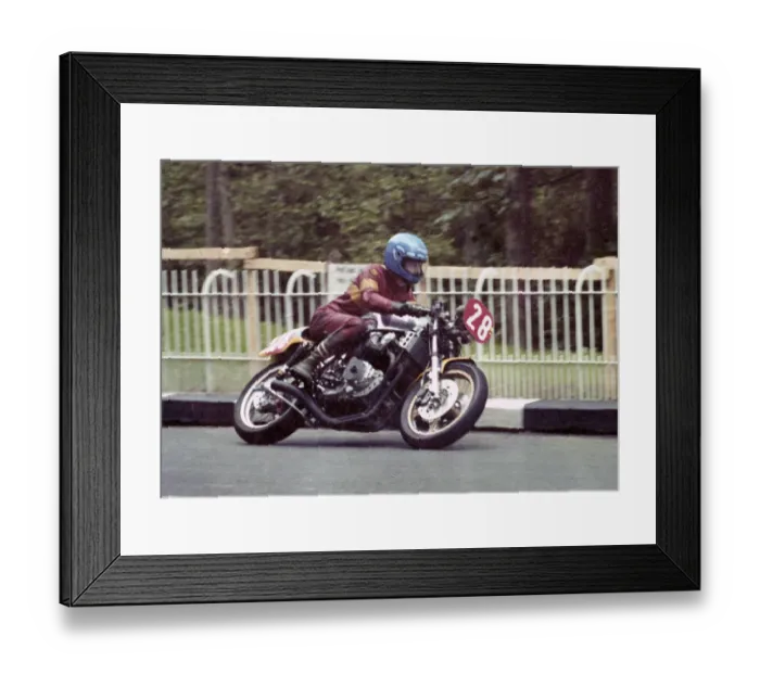 Framed Print : Frank Rutter (Chell Maxton Honda) 1980 Formula One TT